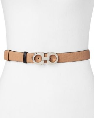 Salvatore Ferragamo Women's Skinny Gancini Belt