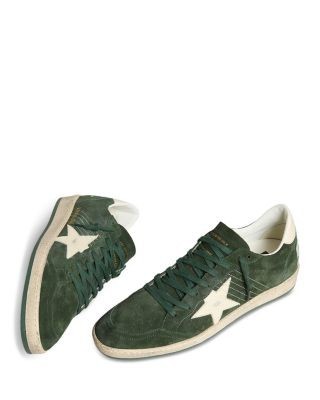 Golden Goose Men's Ballstar Suede Upper Sneakers