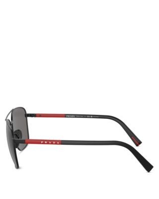 Prada Linea Rossa Oval Sunglasses, 60mm