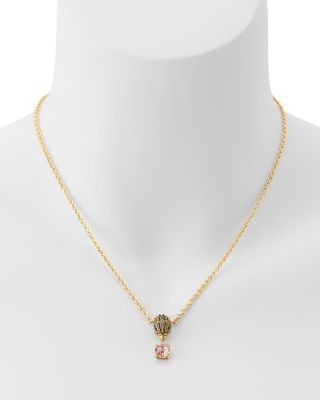 Kurt Geiger London Signature Eagle Stone Pendant Necklace, 16-18