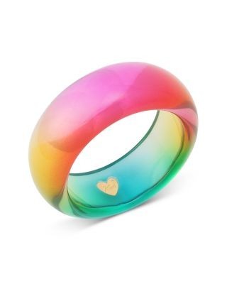 Kurt Geiger London Rainbow Ombre Resin Bangle Bracelet