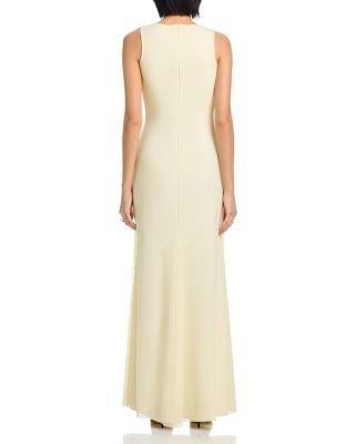 Aqua Cowl Neck Mesh Dress - Exclusive