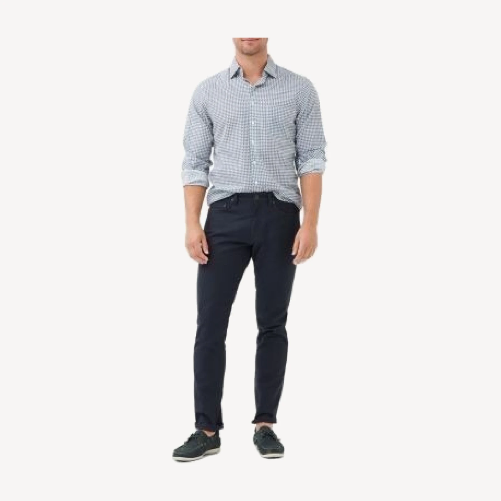 Rodd & Gunn Marshland Cotton Poplin Geo Print Shirt