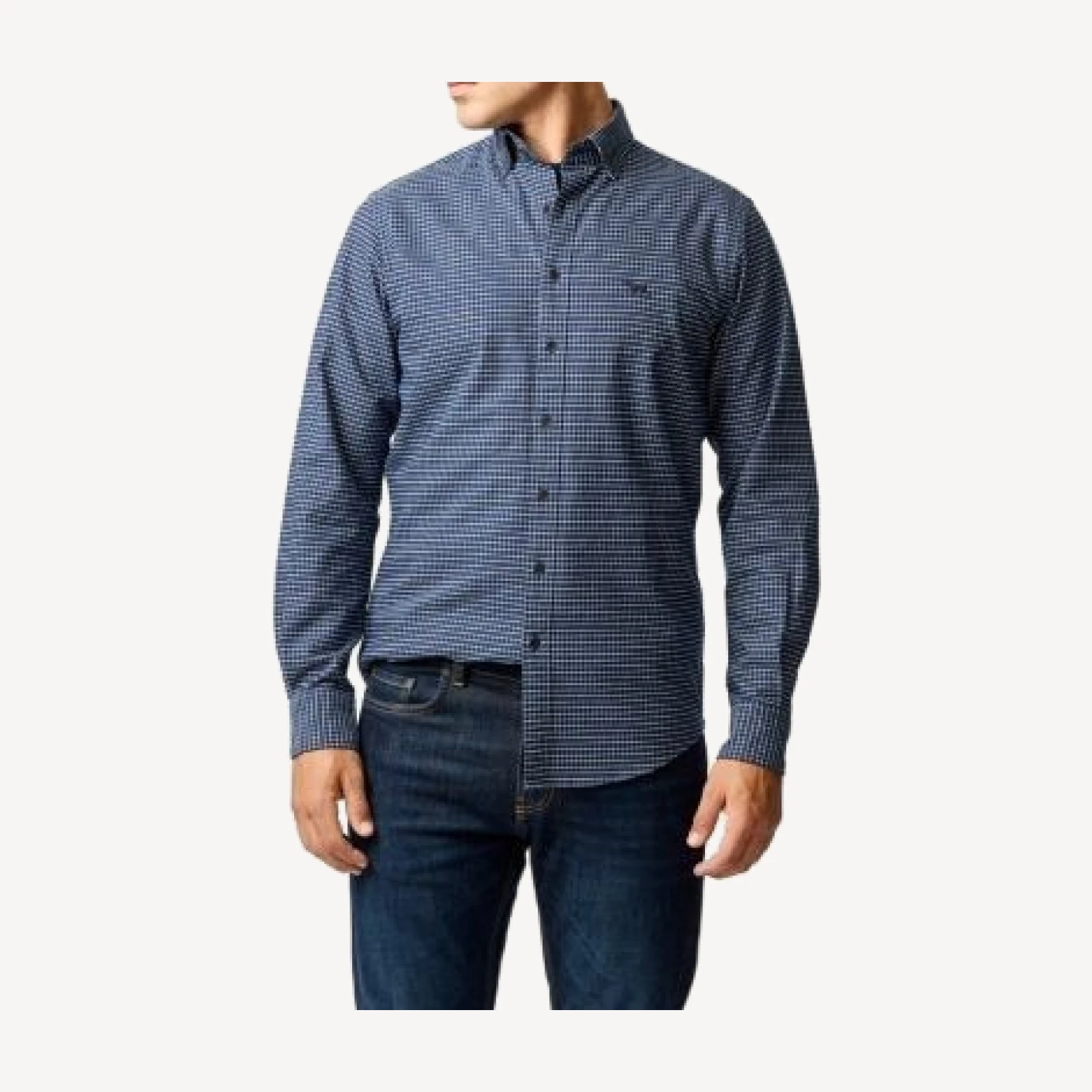 Rodd & Gunn Slim Fit Gunn Check Oxford 5 Long Sleeve Shirt