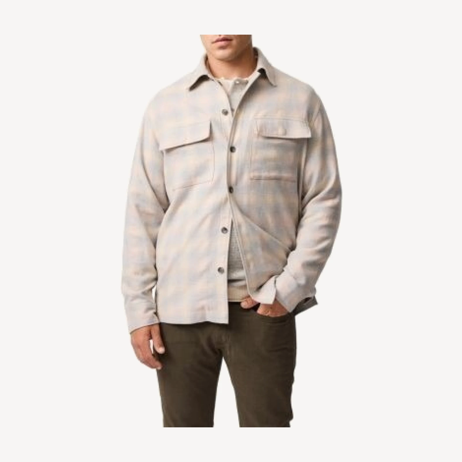 Rodd & Gunn Grey Town Button Front Overshirt