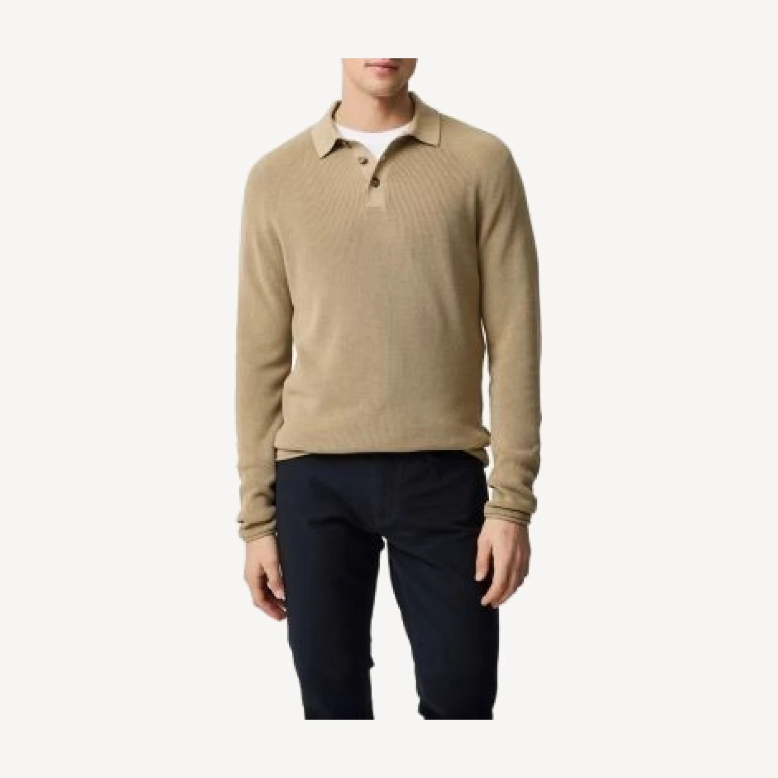 Rodd & Gunn Eastern Bush Regular Fit Knit Long Sleeve Polo Shirt