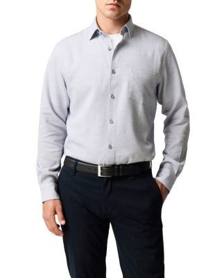 Rodd & Gunn Airtex Long Sleeve Sports Fit Shirt