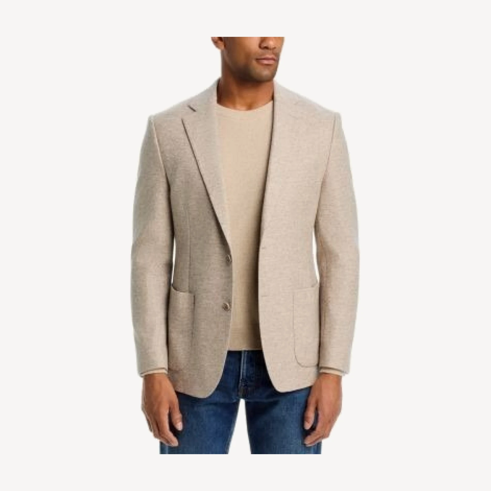Vince Wool & Cashmere Regular Fit Brushed Jersey Sport Coat