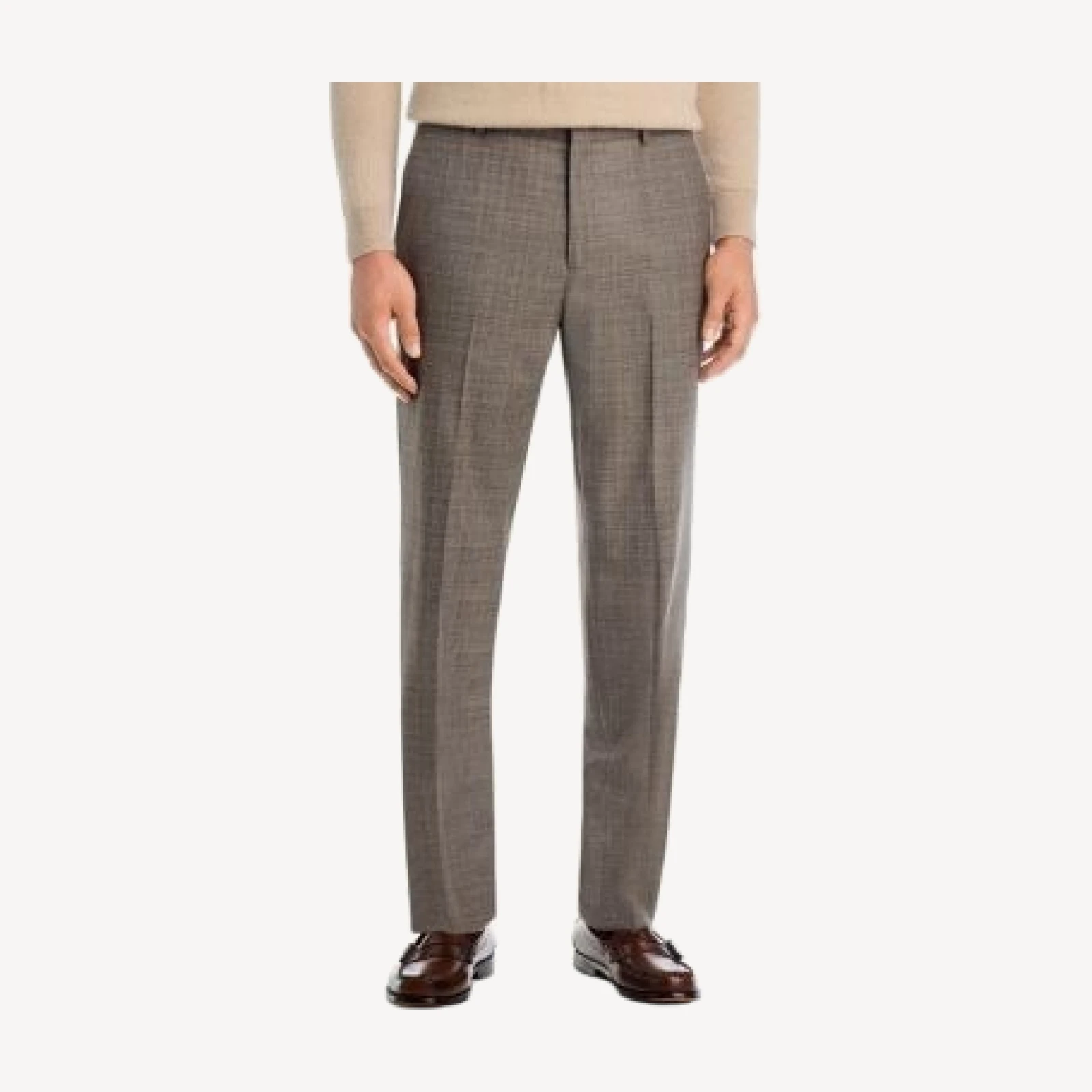 Vince Melange Brushed Regular Fit Suit Pants