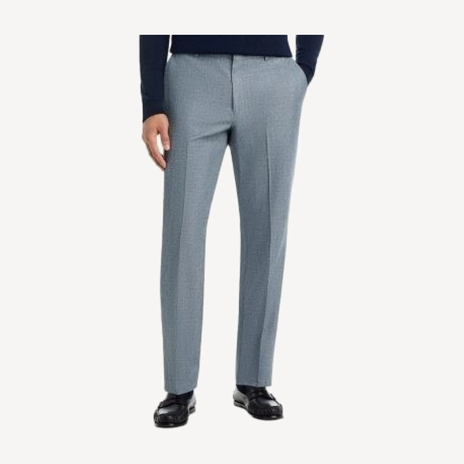 Vince Wool, Silk & Linen Melange Brushed Regular Fit Suit Pants