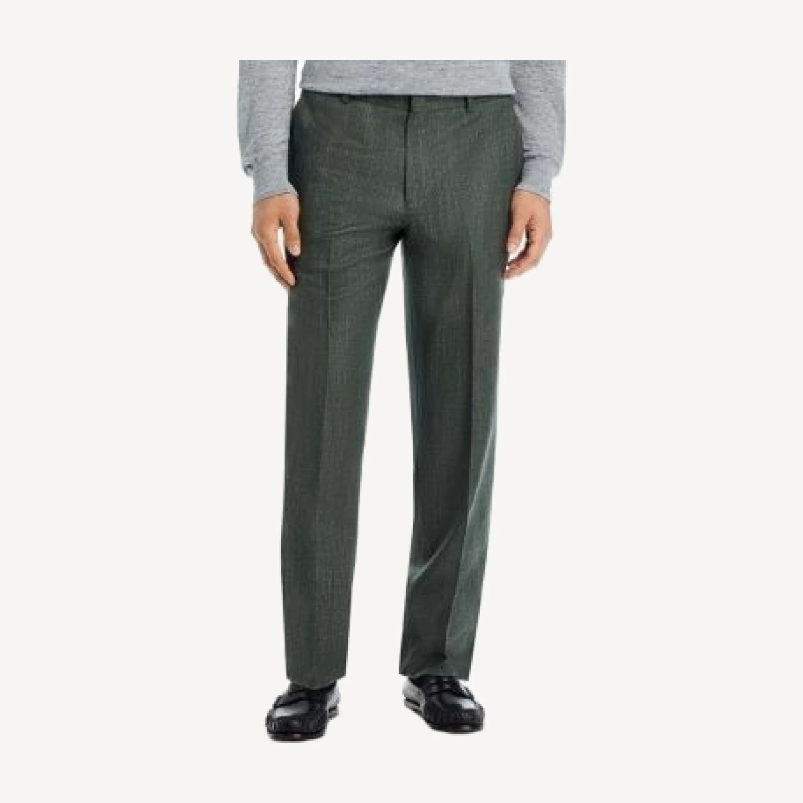Vince Wool, Silk & Linen Melange Regular Fit Suit Pants