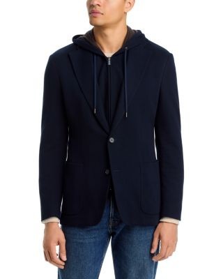 Vince Removable Bib Hooded Jersey Sport Coat
