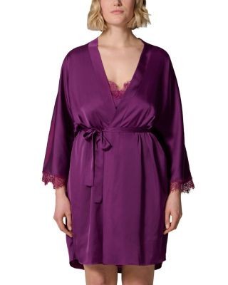 Simone Perele Satin Secrets Kimono Robe