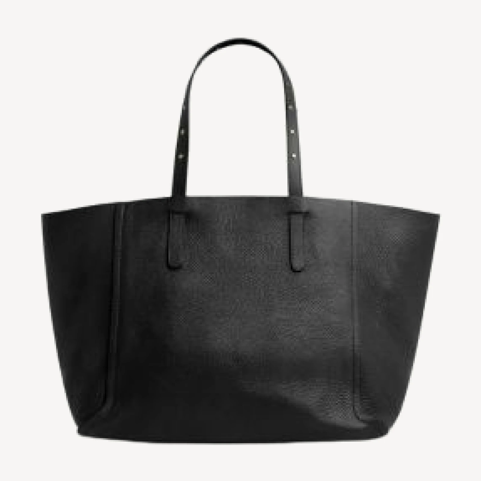 Gerard Darel Simple Two Large Leather Tote
