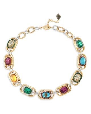 Kurt Geiger London Stone Collar Necklace, 17-19