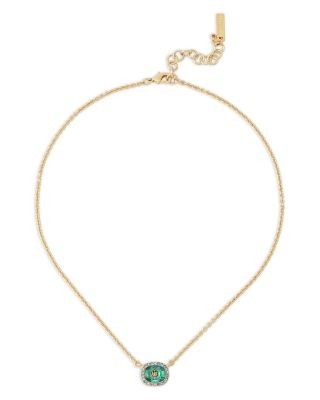Kurt Geiger London Signature Eagle Stone Pendant Necklace, 16-18