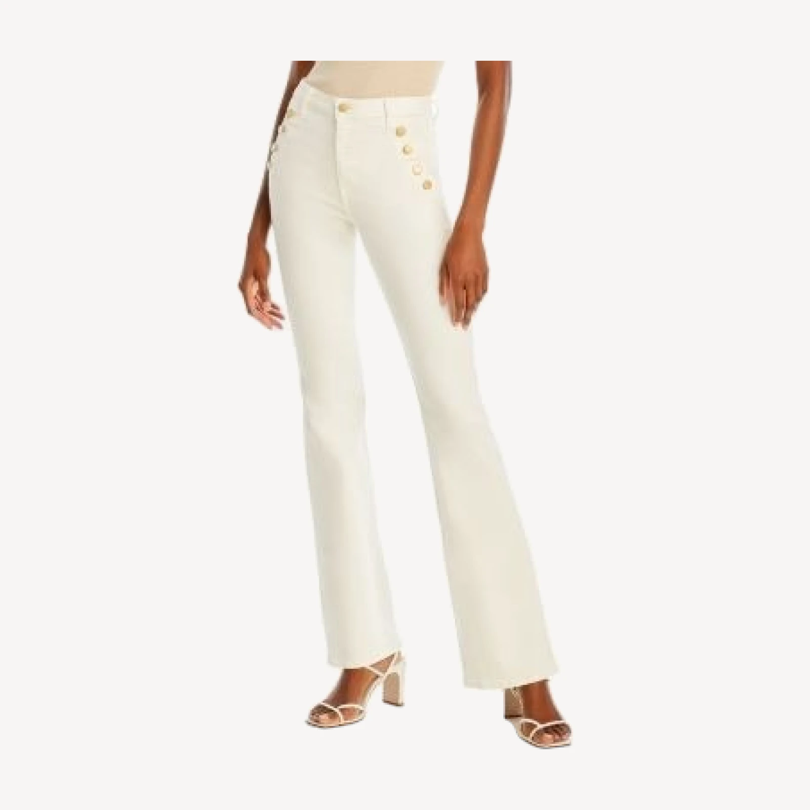 Ramy Brook Helena Button Trim Pants
