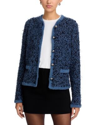 Kobi Halperin Torres Sequin Textured Knit Sweater