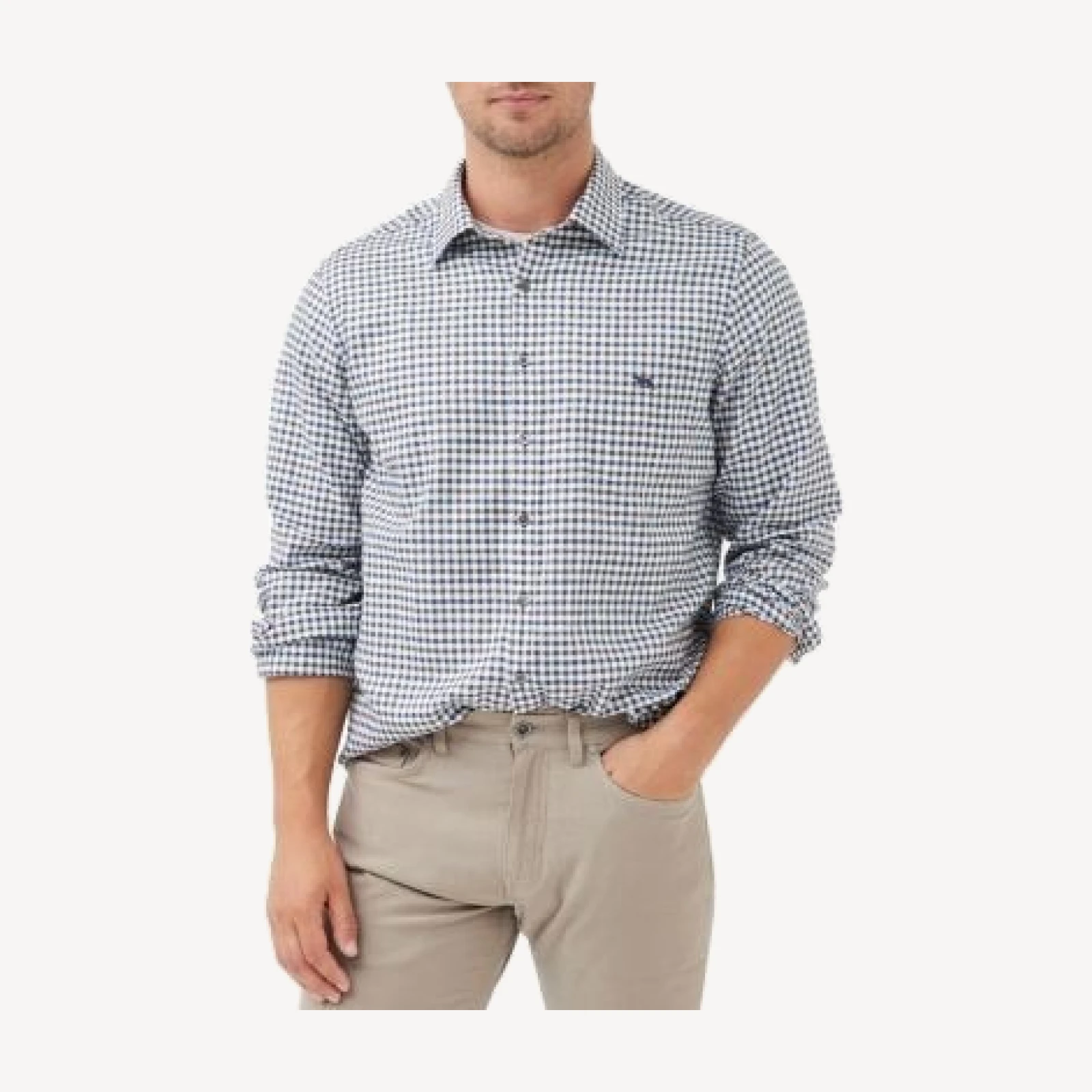 Rodd & Gunn Gebbies Valley Cotton and Linen Plaid Shirt