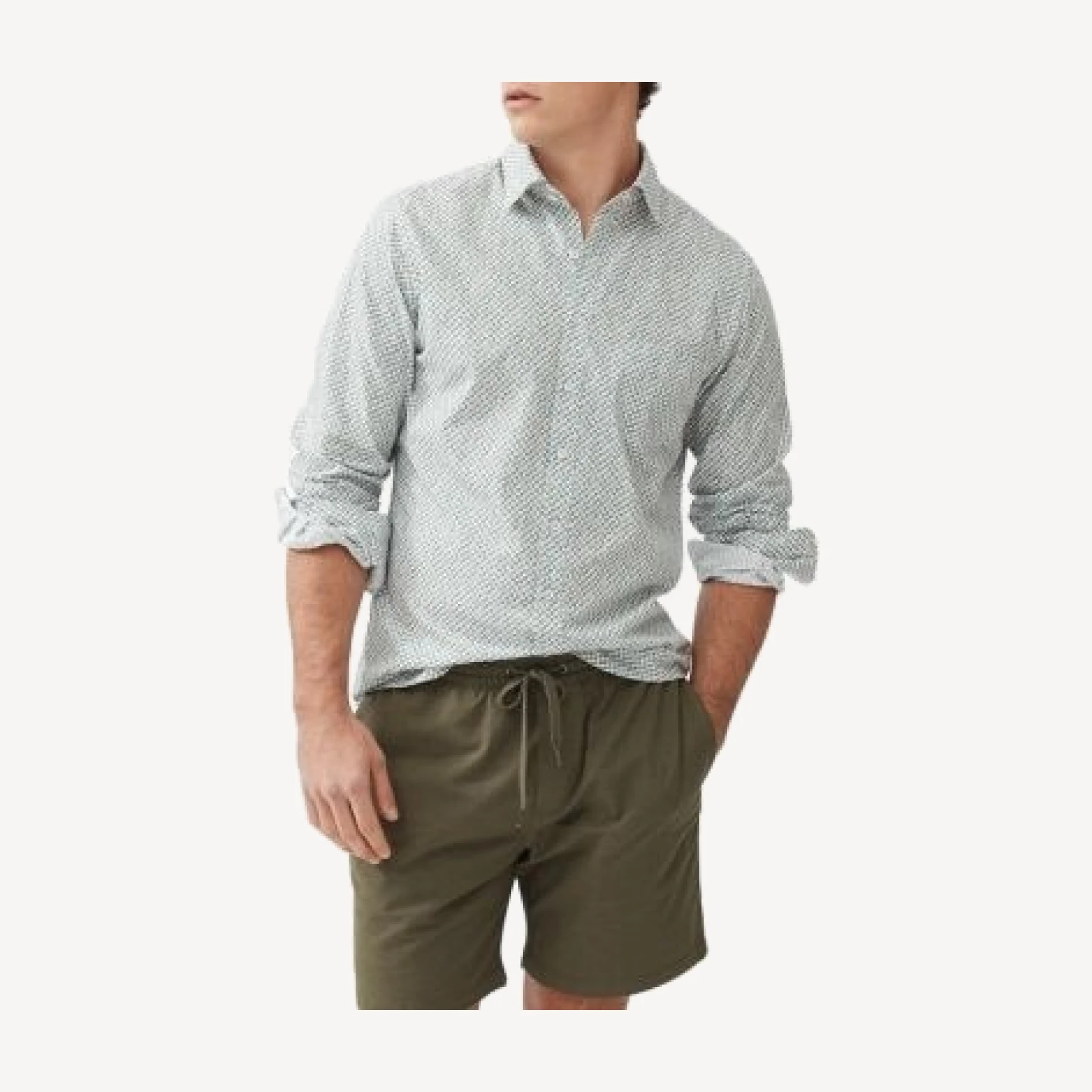 Rodd & Gunn Underwood Printed Cotton Slim Fit Shirt