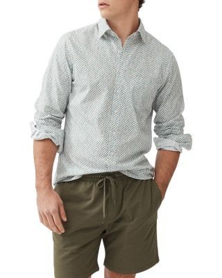 Rodd & Gunn Underwood Printed Cotton Slim Fit Shirt