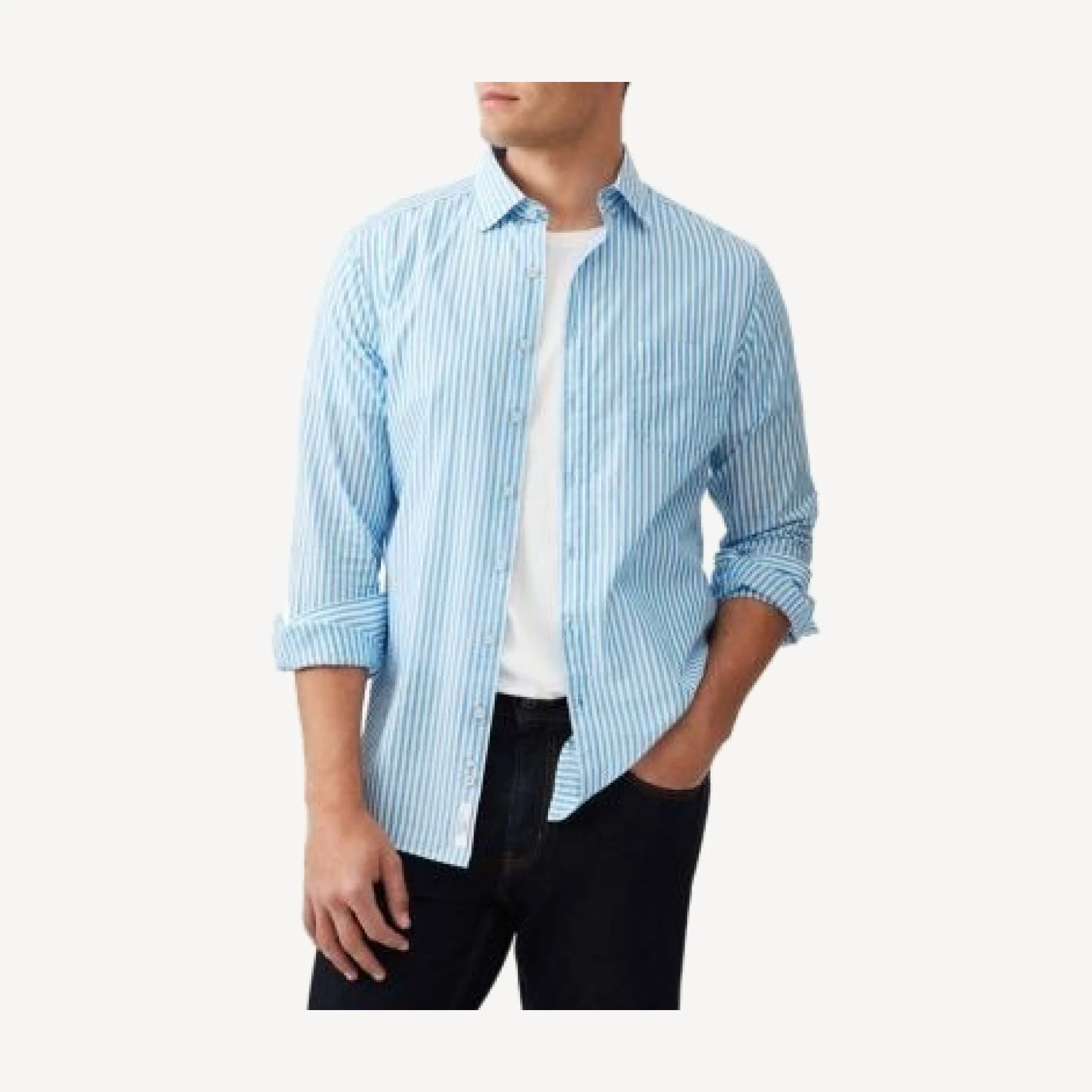 Rodd & Gunn Ferry Land Slim Fit Striped Shirt