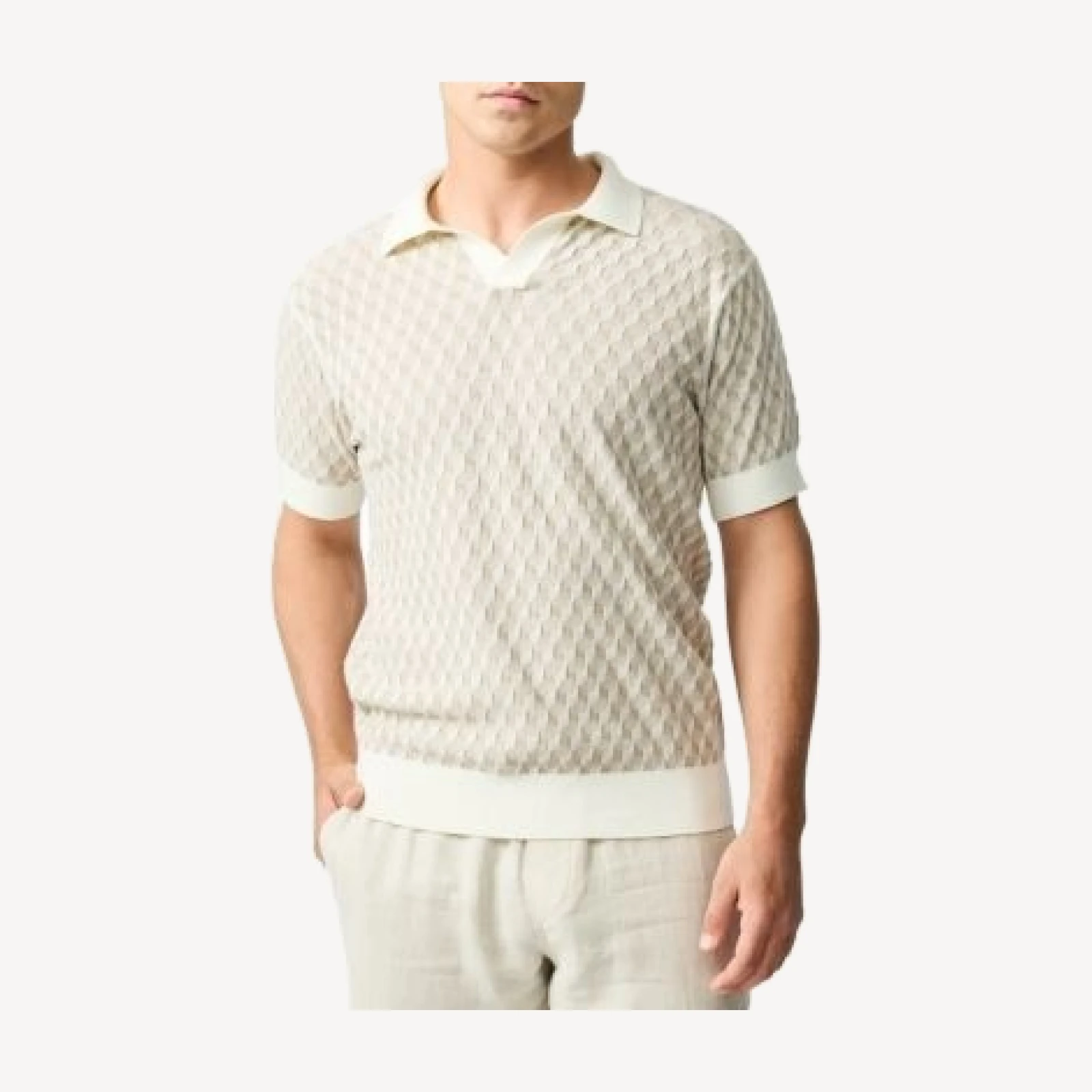 Rodd & Gunn Galdfield Regular Fit Textured Knit Polo Shirt