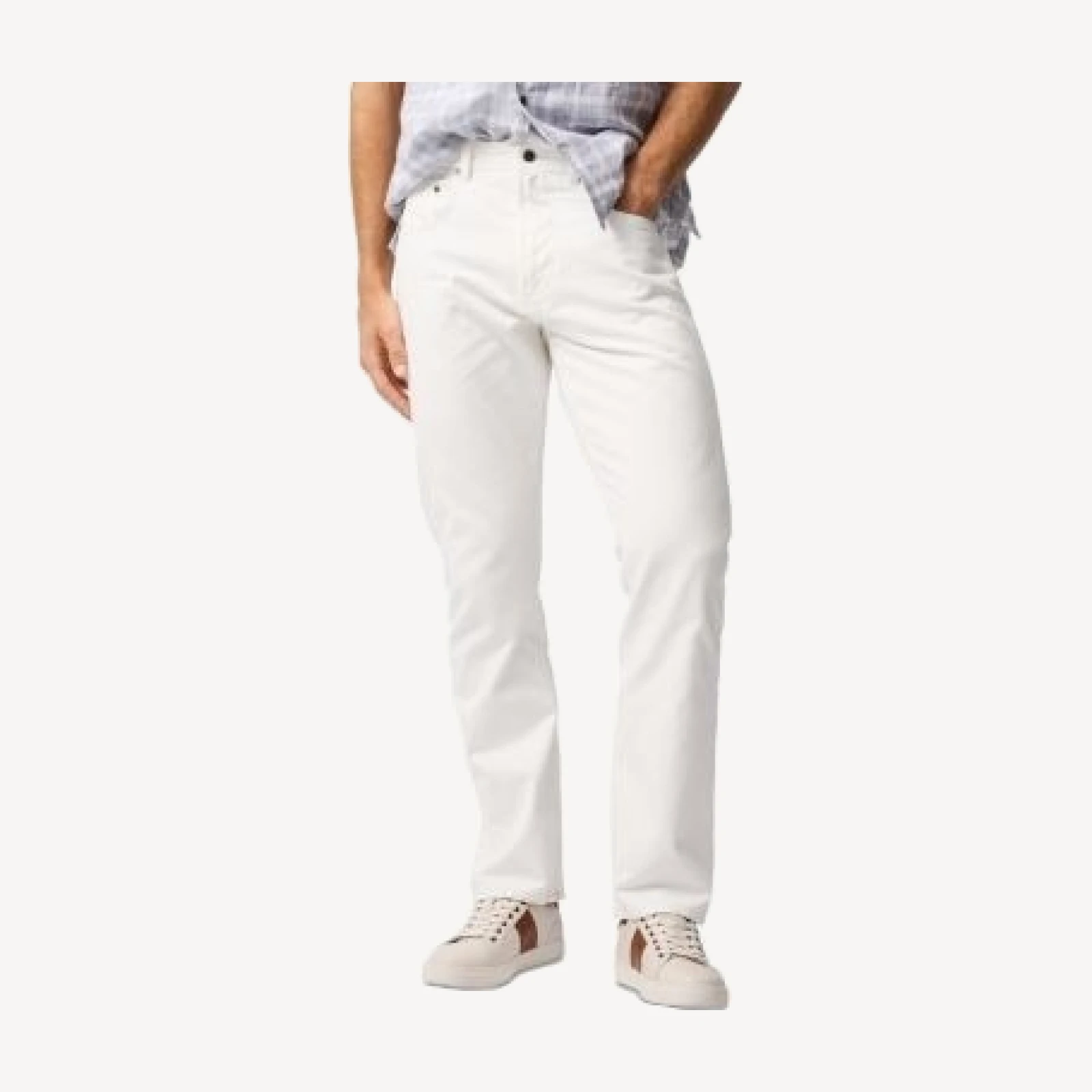 Rodd & Gunn Esslin Relaxed Jean in Stark White
