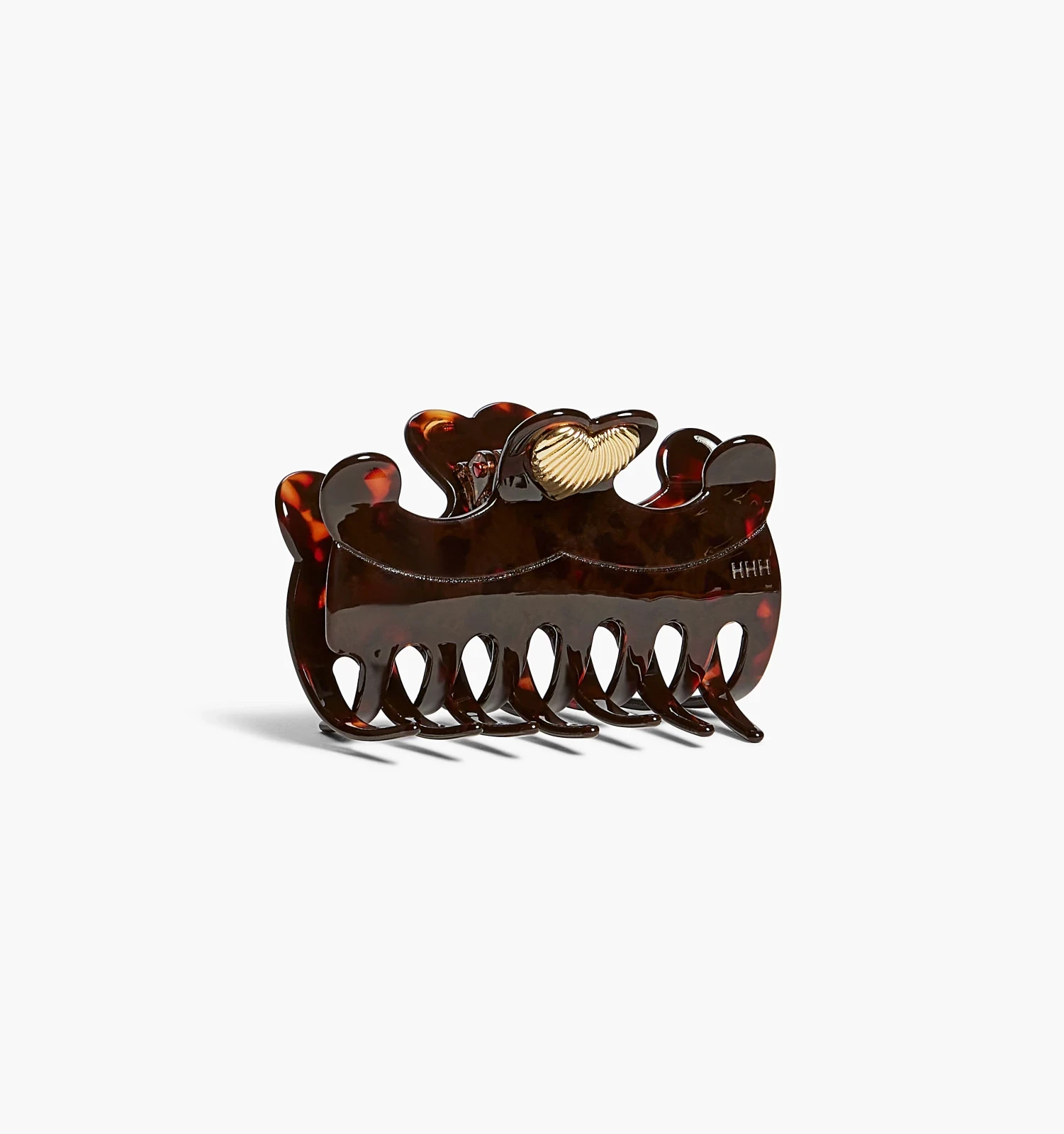 The Heart Claw Clip - Tortoise