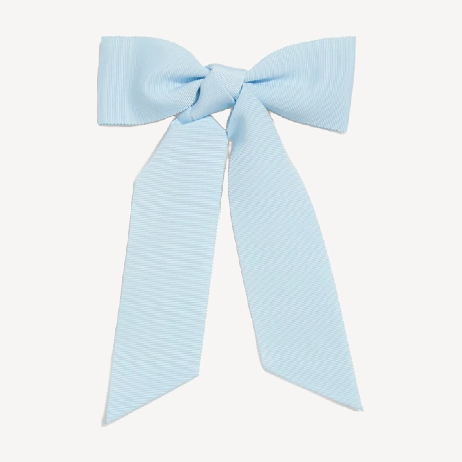 The Belle Bow - Powder Blue Grosgrain