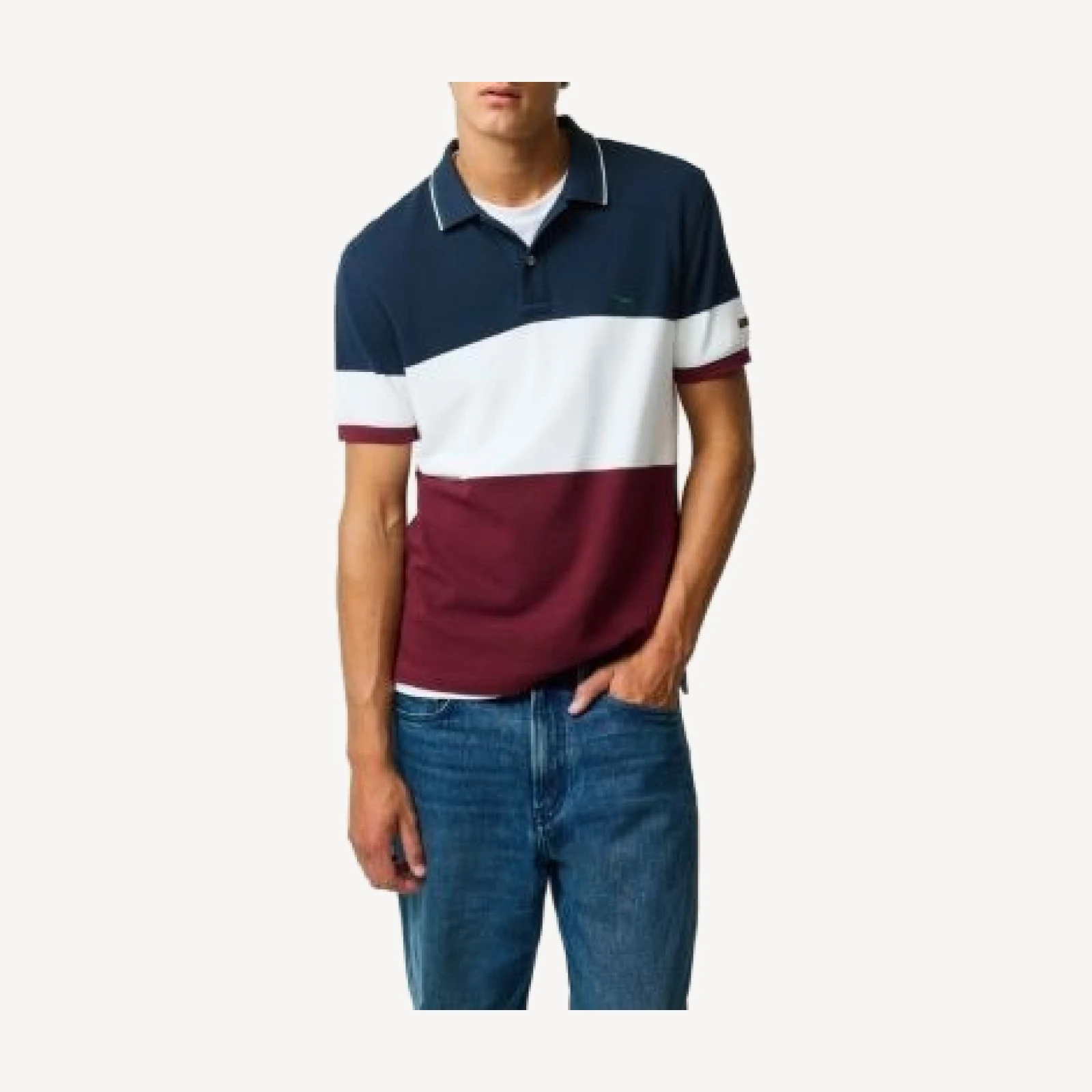 Rodd & Gunn Homebay Color Blocked Sports Fit Polo