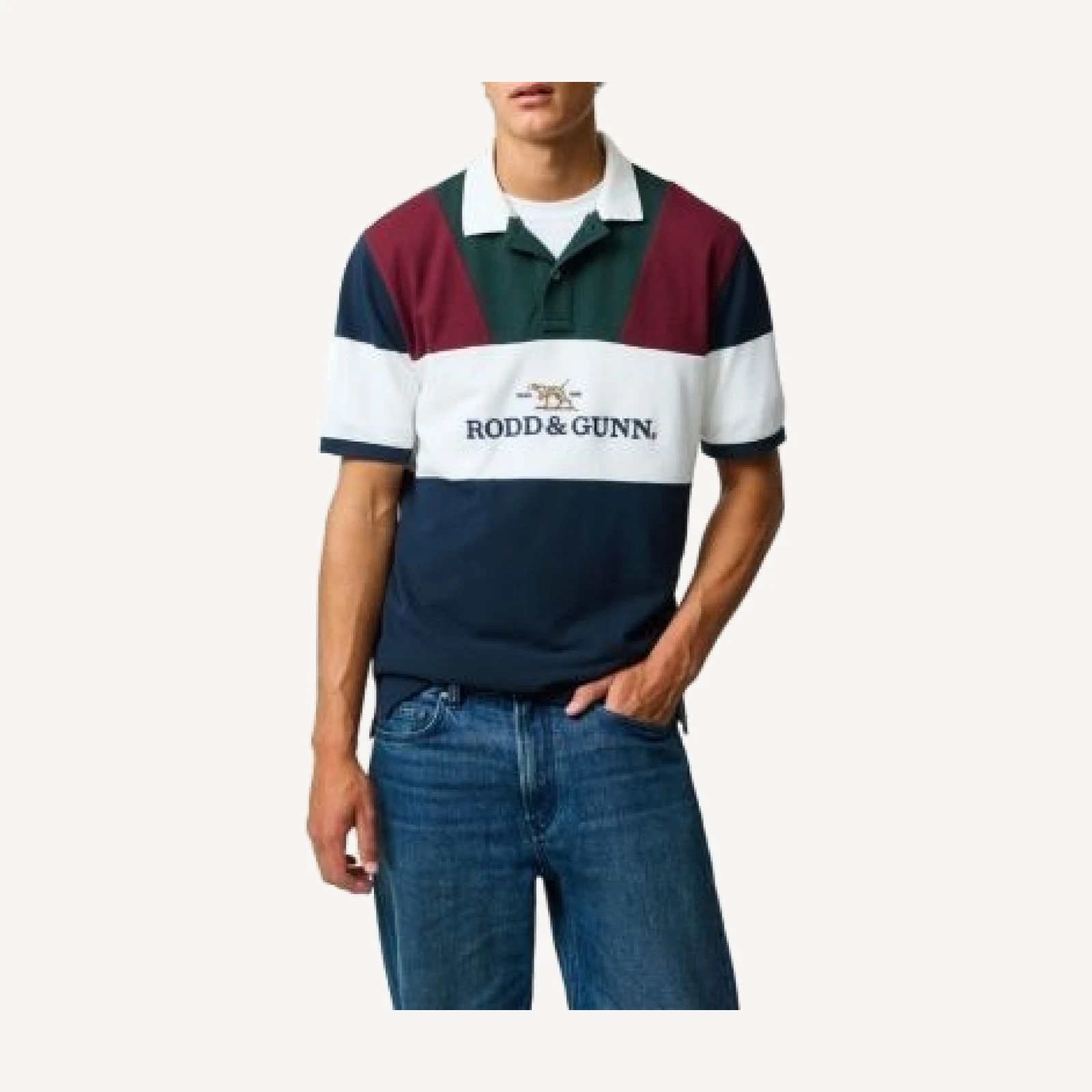 Rodd & Gunn Heathridge Color Blocked Polo
