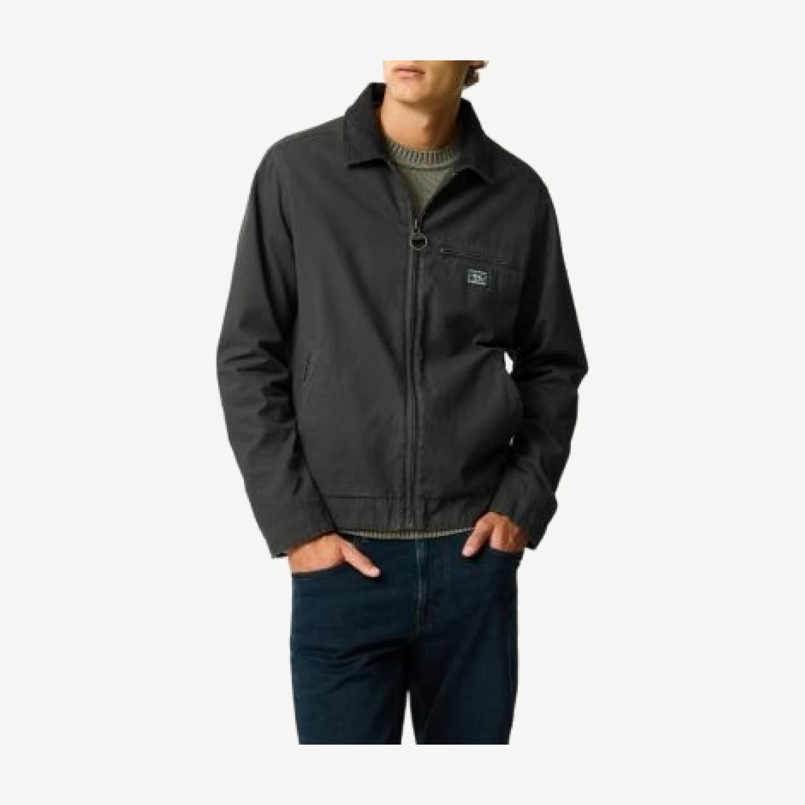 Rodd & Gunn Rutherglen Pewter Cotton Oxford Jacket
