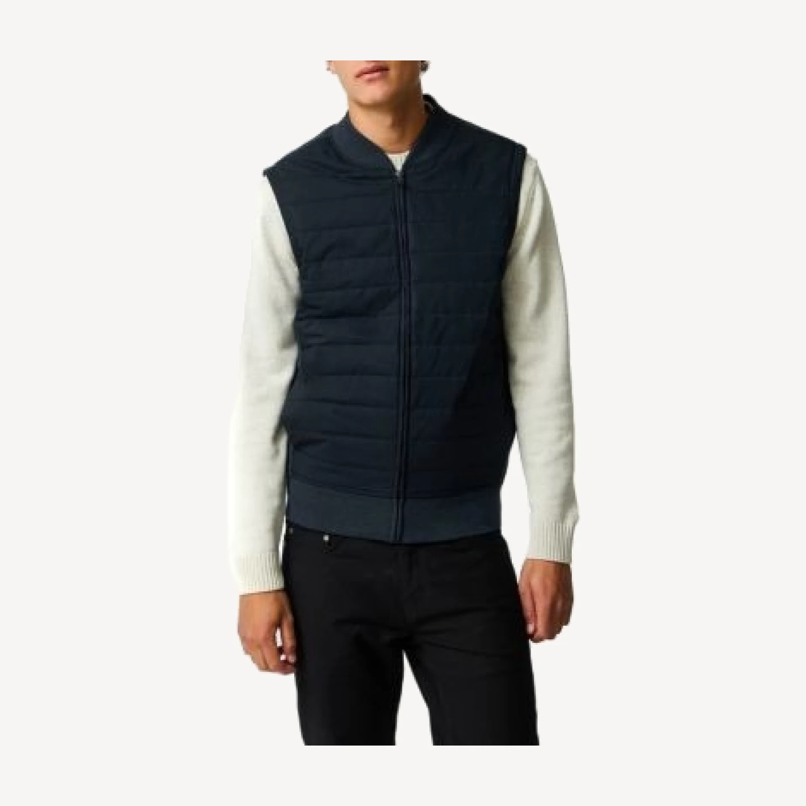 Rodd & Gunn Woodside Cotton Quilted Panel Zip Vest