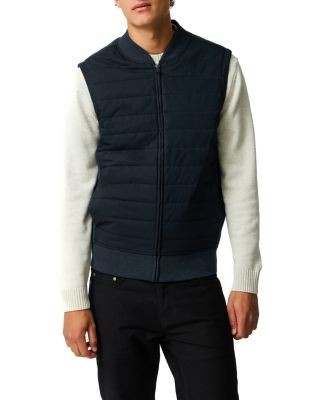 Rodd & Gunn Woodside Cotton Quilted Panel Zip Vest