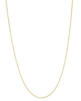 Bloomingdale's Fine Collection Mirror Cable Link Chain Necklace in 14K Yellow Gold, 16