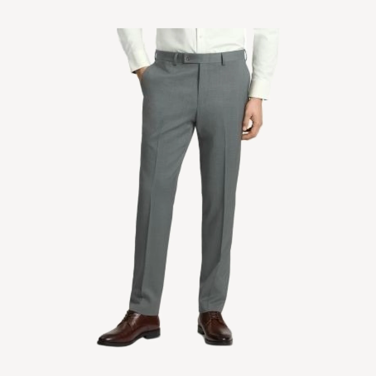 Ted Baker Winter Modern Fit Green Plaid Suit Pants