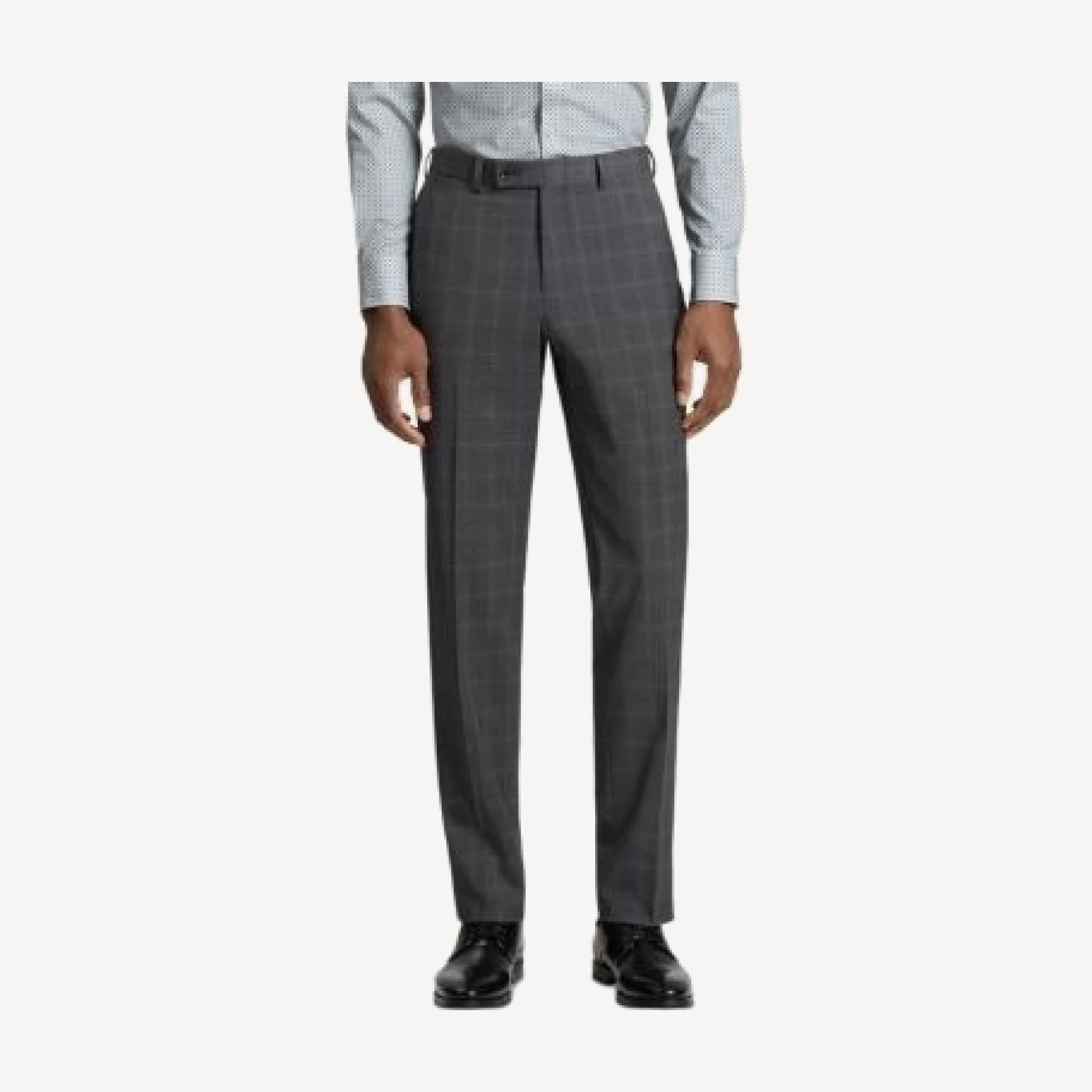 Ted Baker Modern Fit Windowpane Plaid Suit Pants