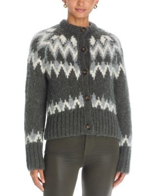 Veronica Beard Christina Fair Isle Cardigan