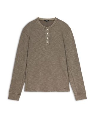 Rails Soto Relaxed Cotton Blend Henley Shirt