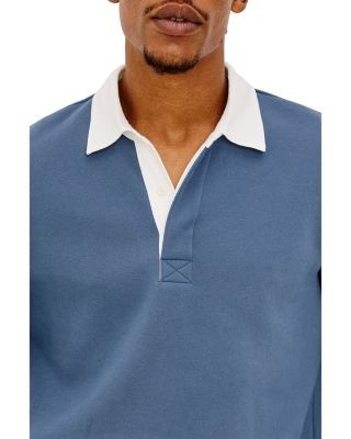 Rails Wright Relaxed Cotton Blend Polo Shirt