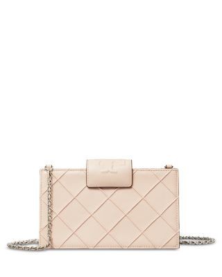 Tory Burch Fleming Mini Leather Chain Wallet