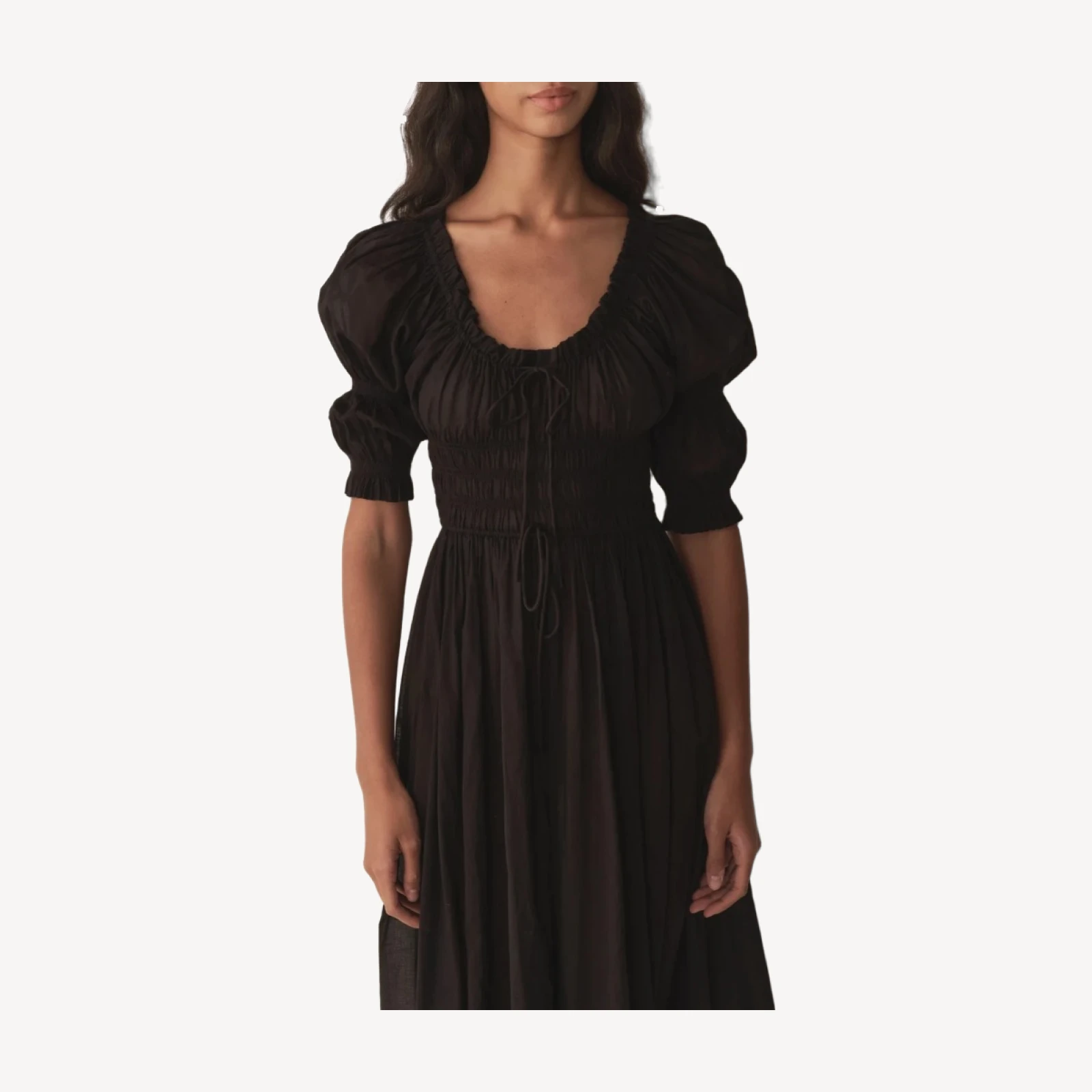 ISCHIA DRESS -- BLACK