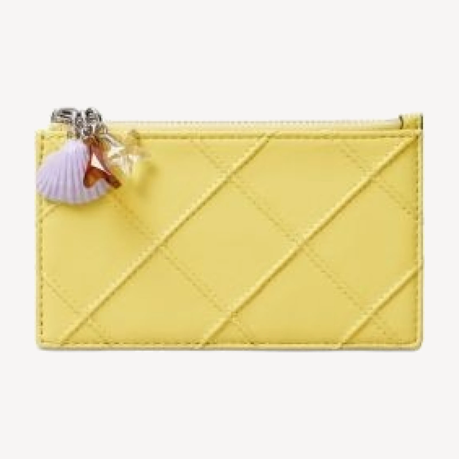 Tory Burch Fleming Charm Zip Card Case