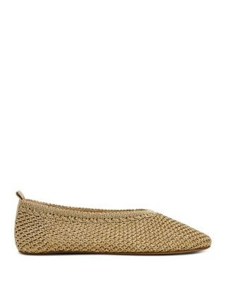 Steve Madden Women's Cyntra Woven Raffia Ballet Flats