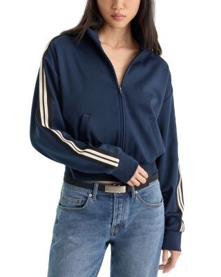Good American The Track Stripe Jacket