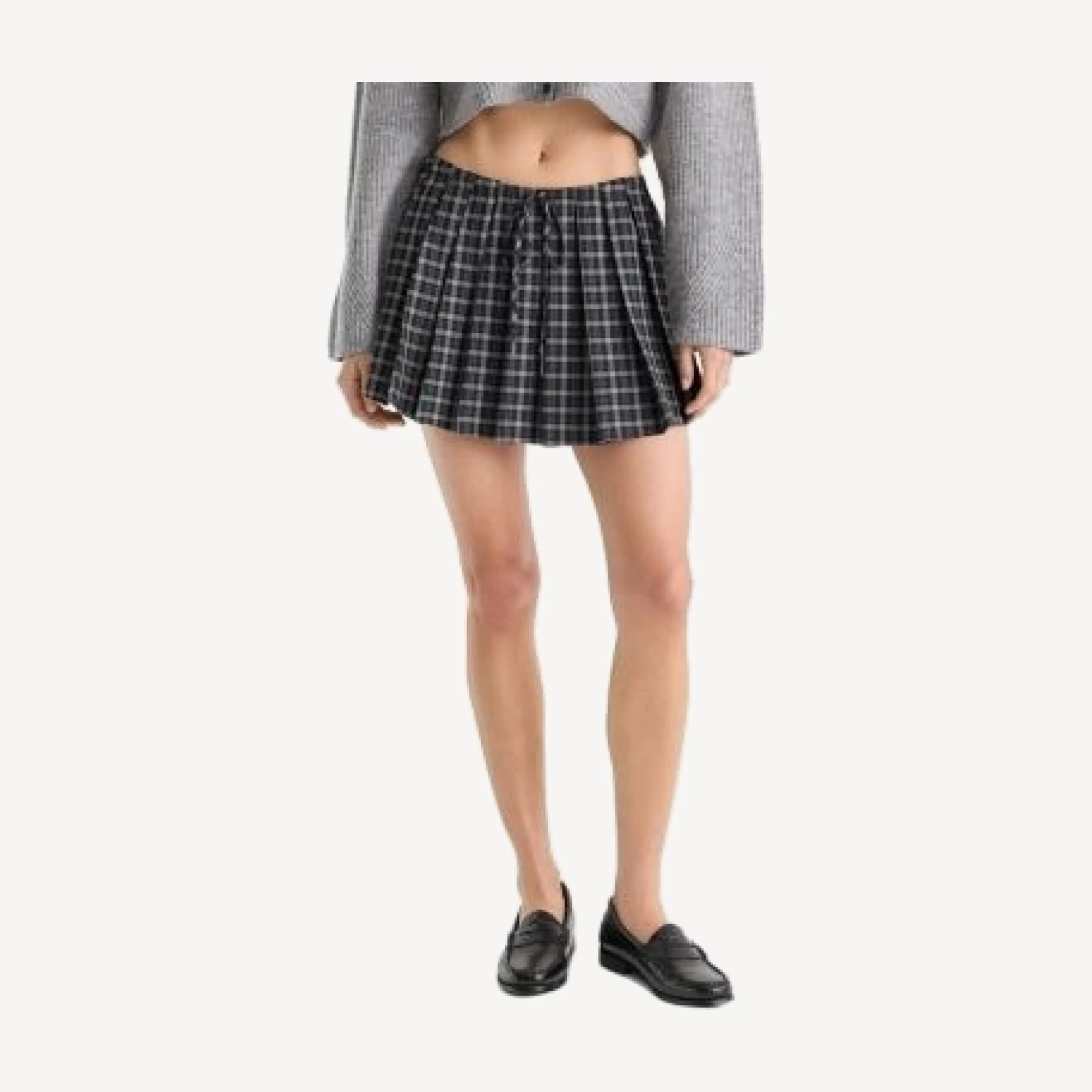 Good American The Pleated Skirt
