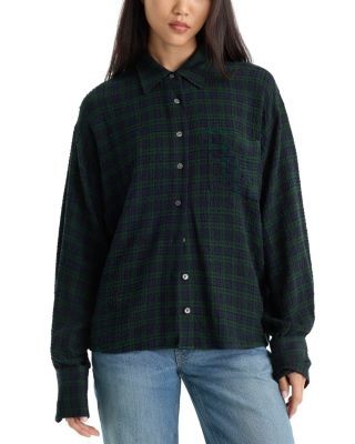 Good American The Crinkle Easy Shirt
