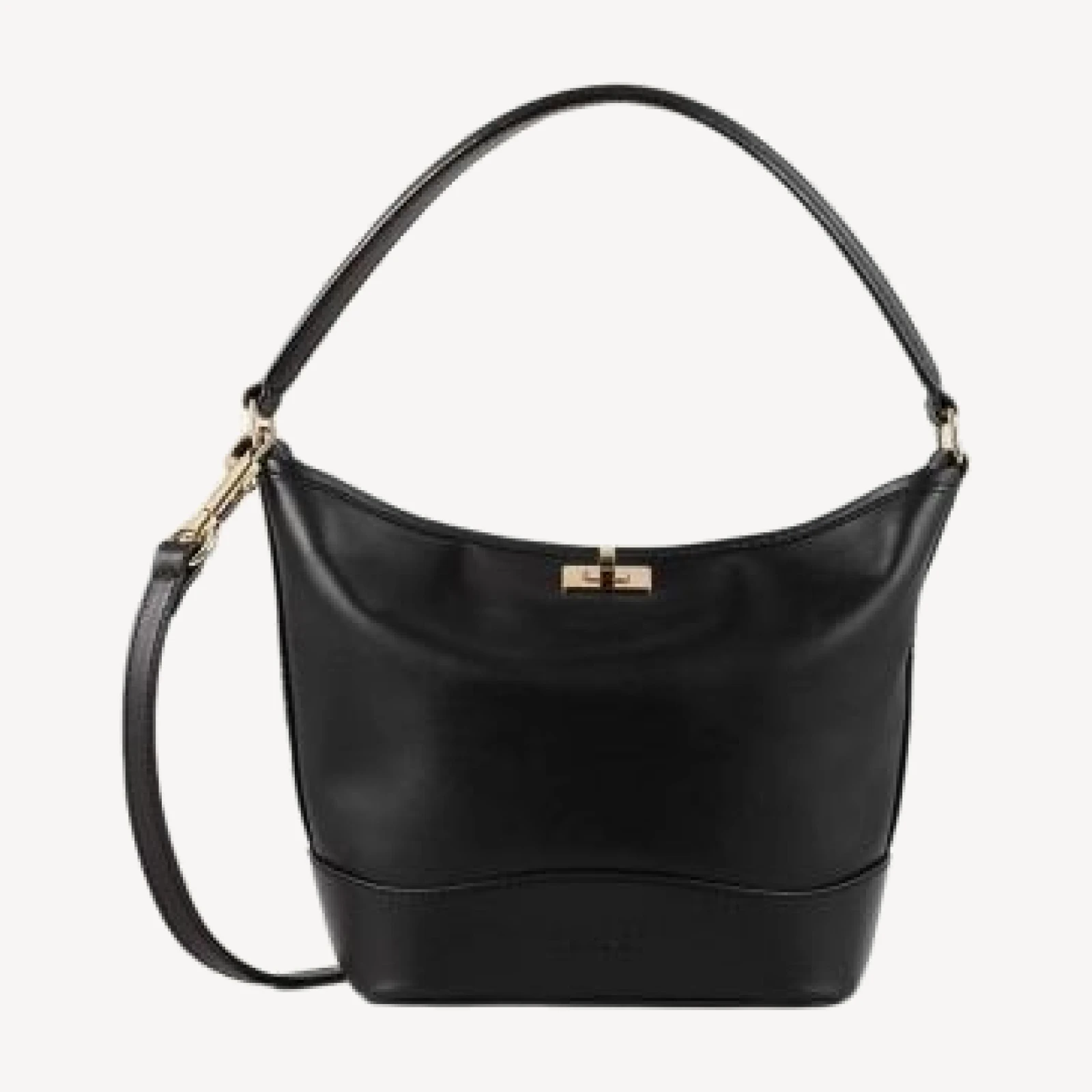 Sandro Small Leather Bucket Bag