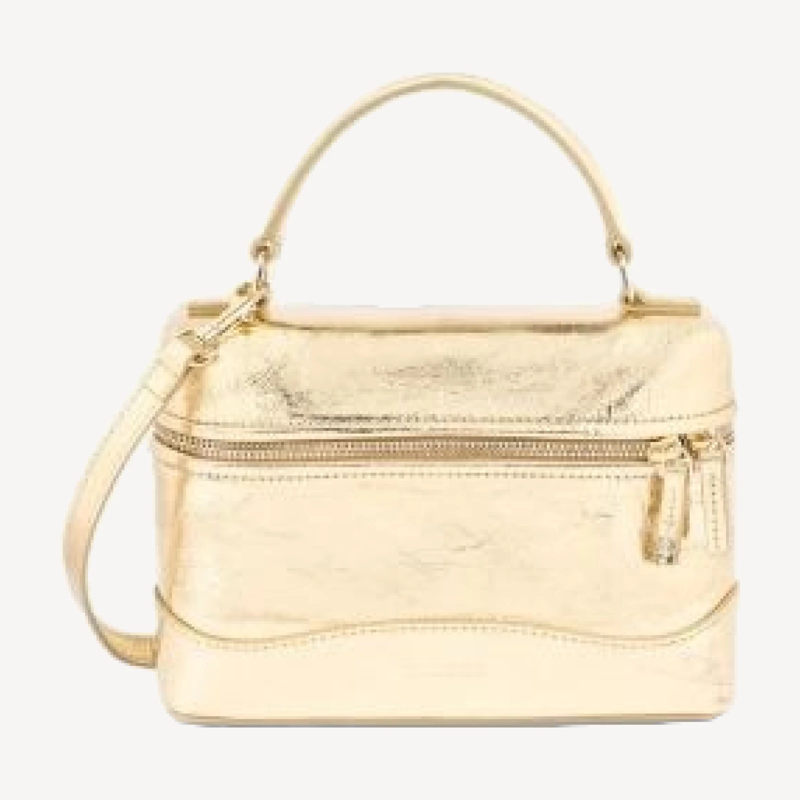Sandro Tangolino Metallic Leather Bag